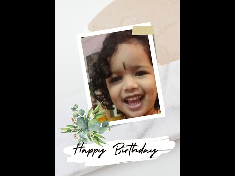 Birthday wishes to Srinidhi