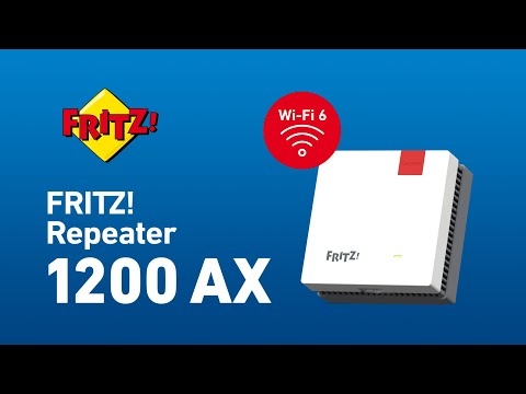 3x FRITZ!Repeater 1200 AX WiFi Range-Extender GigE WiFi6 2.4 GHz, 5 GHz video preview