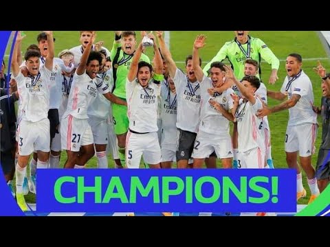 Real Madrid U19 vs Benfica U19 3-2 - Full Match Highlights - Uefa Youth league Final