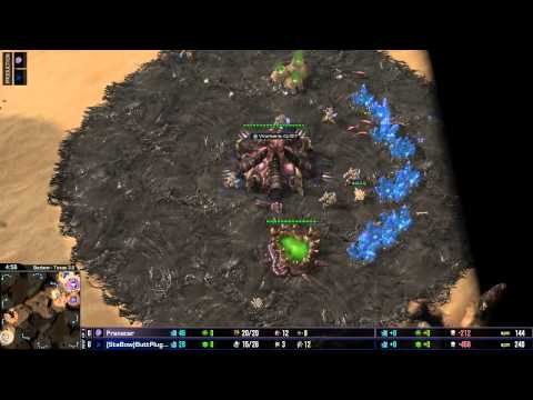 Franscar (z) vs ButtPluggen aka Muukzor (p) G1  - Starbow Ladder Cup#3