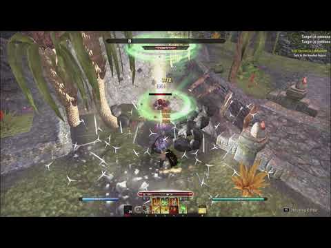 ESO Stamina Templar (2H) 38.7k Solo Robust Dummy + Explanation - Summer Set PTS