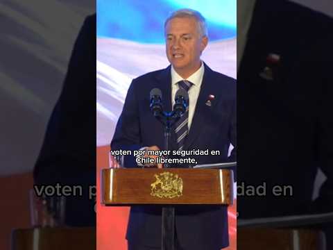 🇨🇱 “Si queremos mejorar la seguridad, voten por mayor seguridad en Chile”.