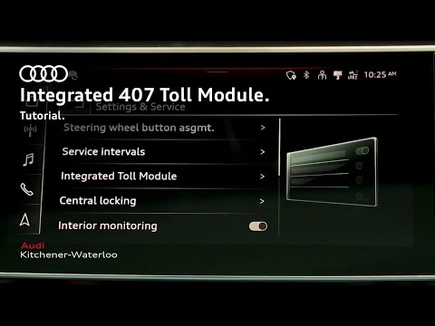 Integrated 407 Toll Module: Audi Kitchener-Waterloo Delivery