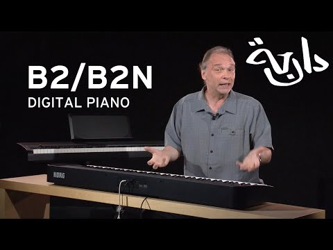 Piano Numérique KORG B2N - 88 Touches Natural Touch - Noir - Haut-parleurs Intégrés