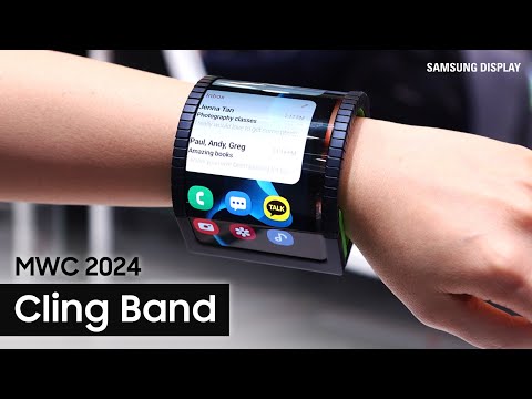 Samsung показал надеваемый на запястье смартфон с гибким экраном. Видео |  РБК Life