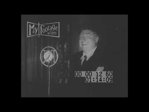 1920s Opera Tenor, Giovanni Martinelli Performing