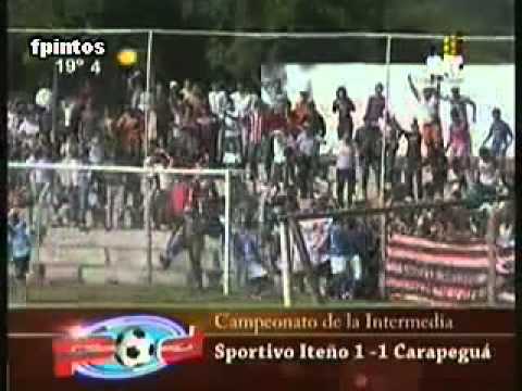"Stvo. Iteño 1 - 1 Carapegua - Intermedia 2011  - Fecha 7" Barra: La Furia &bull; Club: Sportivo Iteño