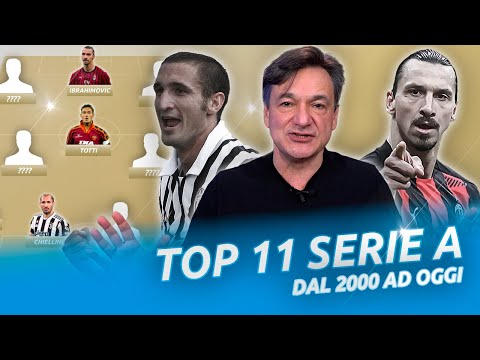 TOP 11 SERIE A del Millennio. BUFFON,NESTA,PIRLO,VIERI: uno SQUADRONE! | Fabio Caressa