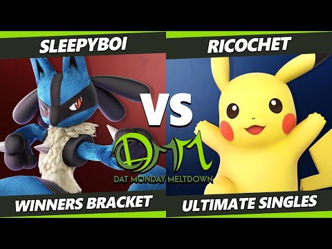 DAT Monday Meltdown 220 - SleepyBoi (Shulk, Lucario) Vs. Ricochet (Pikachu) SSBU Ultimate Tournament
