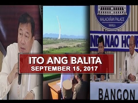 UNTV: Ito Ang Balita (September 15, 2017)