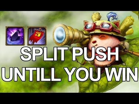 HOW TO SPLIT PUSH WITH TEEMO