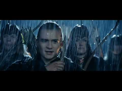 LOTR The Two Towers Legolas and gimli on Helms Deep walls - Would you like me to find you a box