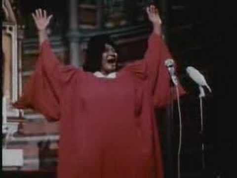 MAHALIA JACKSON Live during European tour late 1960's