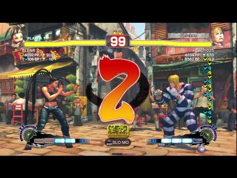 BLENR [Ibuki] vs. gaku1025 [Cody] | SSF4 Arcade Edition