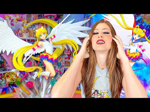 😳 HUGE & EXPENSIVE?! Unboxing the Eternal Sailor Moon Wonder Statue From Sailor Moon Cosmos