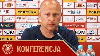 Trener Janusz Niedźwiedź po meczu Miedź Legnica - Widzew Łódź 1:0