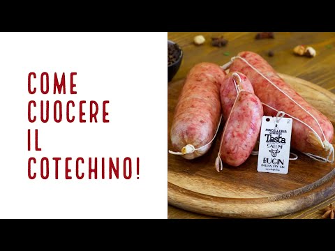 Come cuocere il cotechino!