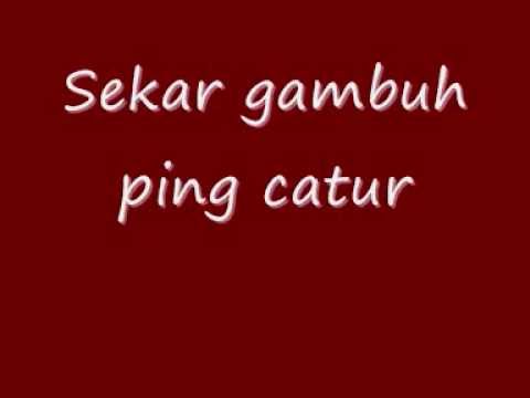 Tembang Macapat Gambuh