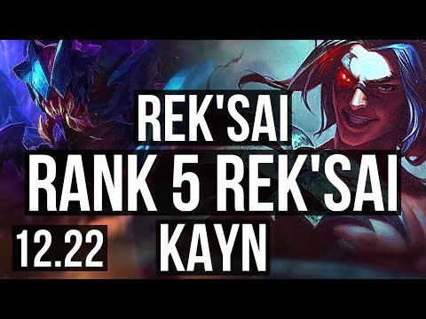 REK'SAI vs KAYN (JNG) | 17/1/8, Rank 5 Rek'Sai, Legendary | TR Grandmaster | 12.22