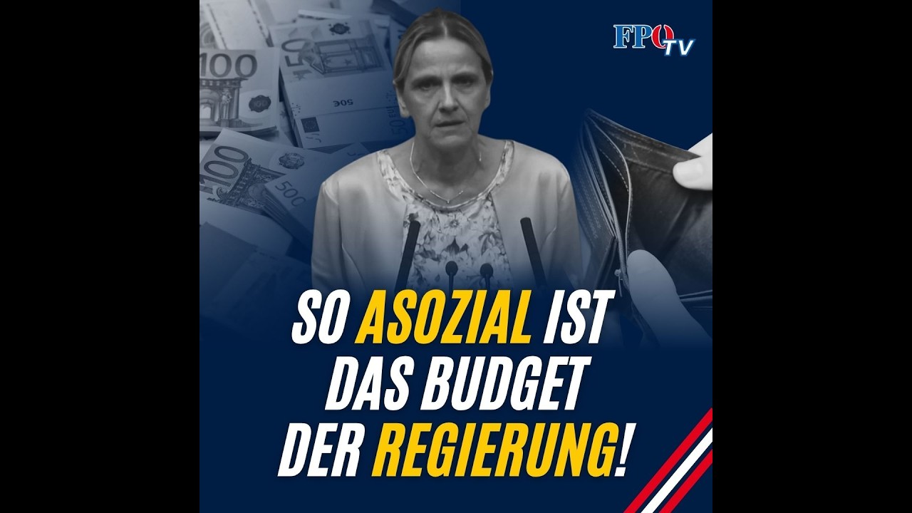 So ASOZIAL ist das Budget der Regierung!