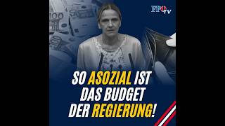 So ASOZIAL ist das Budget der Regierung!
