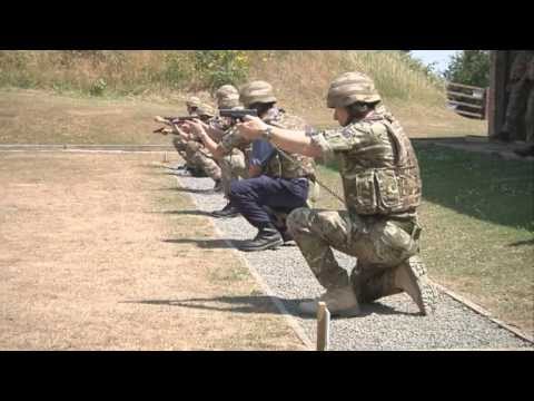 Training begins on new pistols at HMS Raleigh