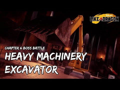 Yakuza: Like a Dragon: Excavator Boss Battle (Chapter 6)