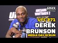 Derek Brunson Explains T-Shirt, Reacts To ‘Cringey’ Sean Strickland | UFC 271 | MMA Fighting