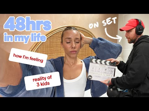 honest feelings: 3 kids, on set, motherhood & changes (VLOG)
