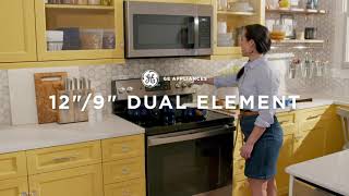 GE Appliances Range with 12”/9” Dual Element