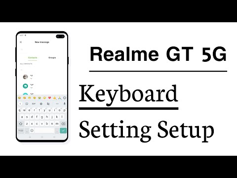 Realme GT 5G Keyboard Setting Setup