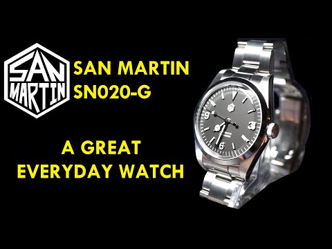 A Great Everyday Field GADA Watch: San Martin SN020-G Rolex Explorer / Tudor Ranger Homage Review
