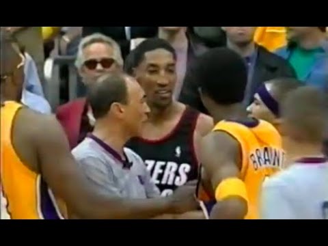 Lakers vs Trailblazers HEATED Rivalry (2000 WCF)