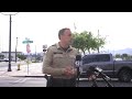 Las Vegas police briefing on shooting, barricade near Strip