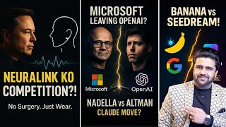 Tech News: World's First Telepathic Wearable, Google, Apple, Amazon AI, Microsoft DUMPS OpenAI, Jio