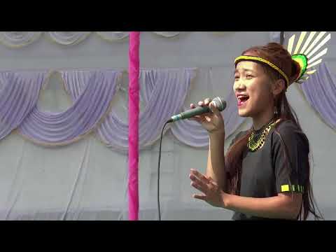 Jano Nyekha Presenting folk song on 38th Naga's Republic Day 2017