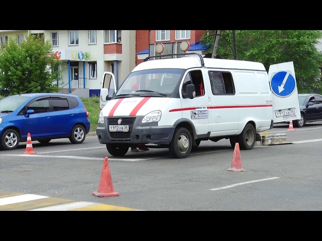 В Ангарске обновляют дорожную разметку