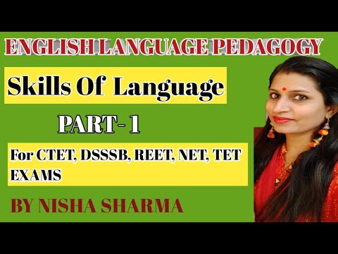 English Language Pedagogy||skills of language|| by nisha sharma Achievers academy
