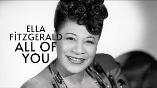 All Of You - Ella Fitzgerald(with lyrics)