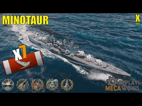 Minotaur 7 Kills & 230k Damage | World of Warships Gameplay
