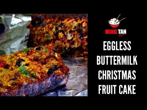 Christmas Fruit Cake: Eggless, No Alcohol ... Buttermilk Christmas cake