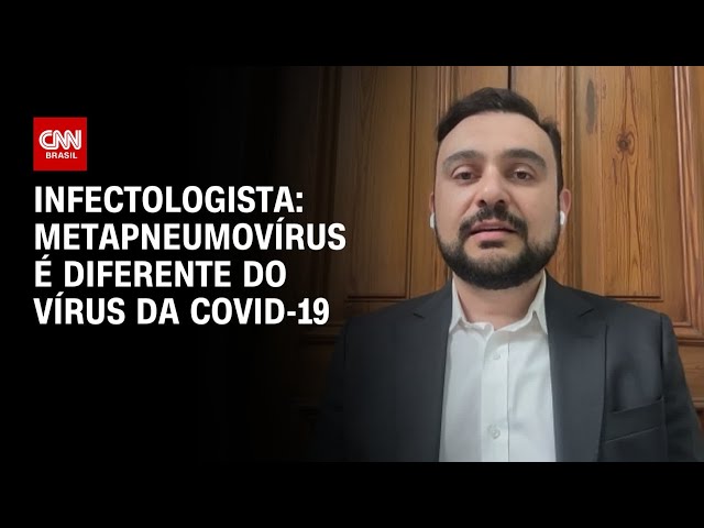 Infectologista: Metapneumovírus é diferente do vírus da Covid-19 | CNN 360º