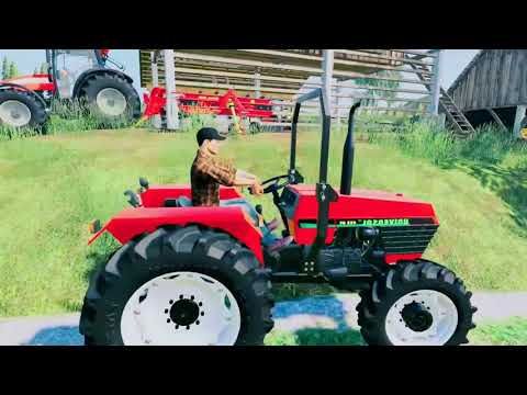3D Latest Simulator Game UTH15 - Baling Small Grass bales in south-east Slovenia