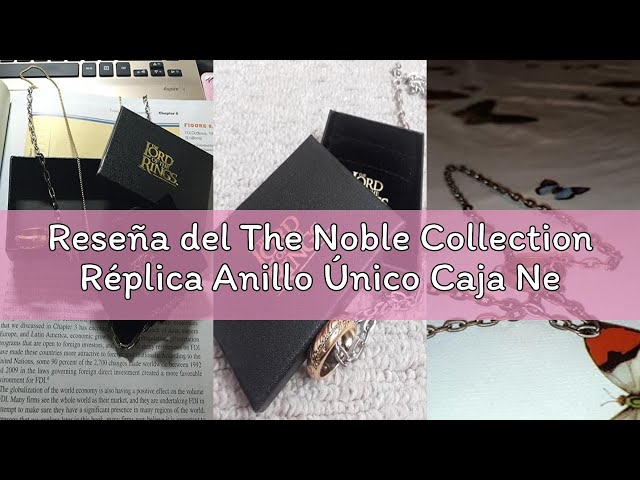 Vídeo relacionado con The Noble Collection Réplica Anillo Único Caja Negra