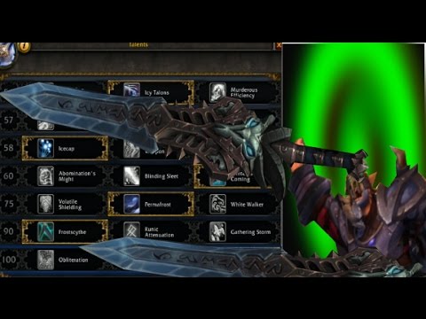 Expert Frost Death Knight Talent Build. Warcraft Legion.