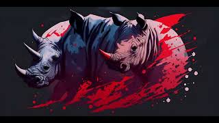 Download lagu Free Stock Videos - illustration of rhinoceros with red spots mp3