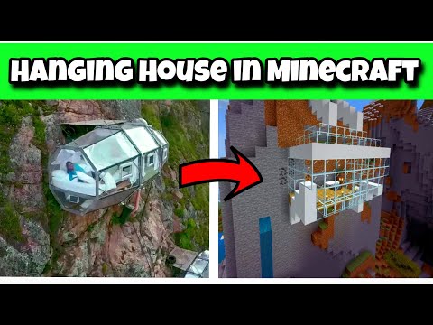🔥EPIC Minecraft House Build: INSANE Hanging House Tutorial!!🏠