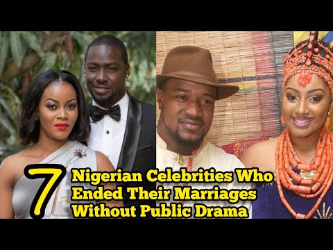 Nigerian Celebrities Who Ended Their Marriages Without Public Drama |Mofe Duncan Blossom Chukwujekwu