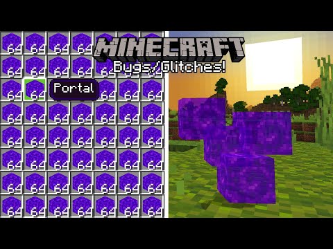 Nether Portal Block Farm 100% in Survival! Minecraft (Tutorial ) MCPE / Xbox / Windows / Switch / PS