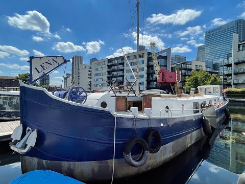 DB Lena - Dutch Barge for Sale on transferable London mooring